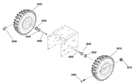 Part Location Diagram of 1735378YP Murray Tire & Rim, L.H.